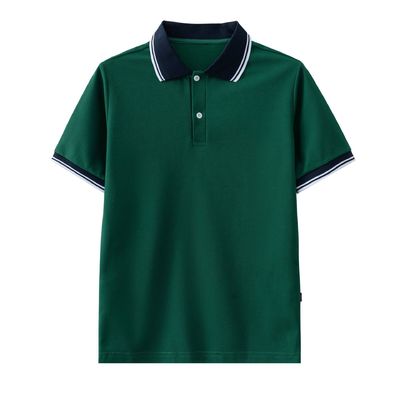 Camicie da polo a manica corta Cotton blend Polyetser Pique Abbigliamento scolastico classico