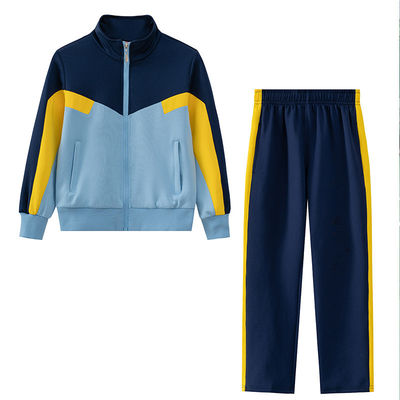 Abbigliamento scolastico Giacca sportiva Uniforme per studenti Cappotto con pantaloni
